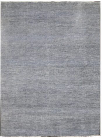 Diamond Carpets India, Ručne viazaný kusový koberec Diamond DC-MCK Light grey / silver, 245x305, šedá, chodba / predsieň