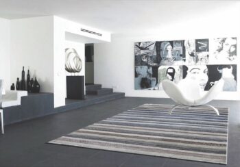 Diamond Carpets India, Ručne viazaný kusový koberec Diamond DC-MCK blue multi, 120x170, modrá, chodba / predsieň