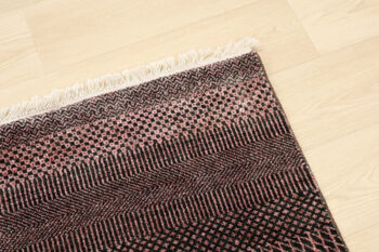 Diamond Carpets India, Ručne viazaný kusový koberec Diamond DC-MCN Black / rust, 275x365, červená, chodba / predsieň