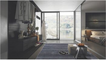 Diamond Carpets India, Ručne viazaný kusový koberec Diamond DC-MCN Dark blue / silver, 305x425, modrá, šedá, chodba / predsieň