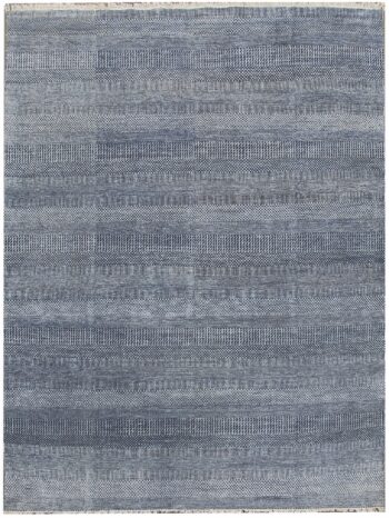Diamond Carpets India, Ručne viazaný kusový koberec Diamond DC-MCN Denim blue / silver, 365x457, modrá, šedá, chodba / predsieň