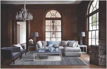 Diamond Carpets India, Ručne viazaný kusový koberec Diamond DC-MCN Light grey / blue, 160x230, modrá, chodba / predsieň