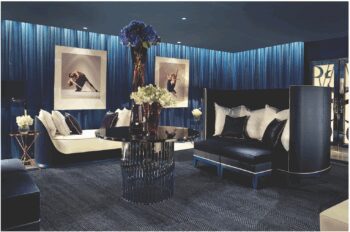 Diamond Carpets India, Ručne viazaný kusový koberec Diamond DC-MCN Medium blue / silver, 160x230, modrá, šedá, chodba / predsieň