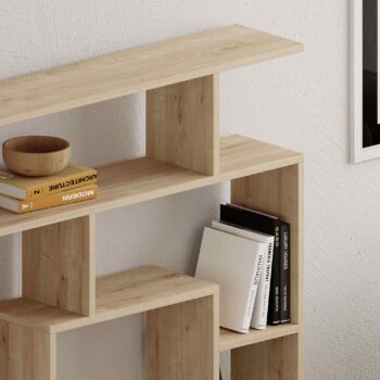 Regál ALVA: Moderný dizajn s dotykom prírody pre vašu obývačku Typ tovaru: Regál, knižnica Materiál: Melamín, VT laminát Rozmery: 129 x 125 x 22 cm Farba: Dub Hrúbka materiálu: 18mm Introdukujte moderný dizajn s teplými tónmi dreva do svojej obývačky s regálom ALVA vo farbe duba. Jeho kombinácia melamínu a VT laminátu dodáva produktu vysokú odolnosť a dlhovekosť, zatiaľ čo farba duba prináša prirodzenú eleganciu. Štýlový a moderný vzhľad s prirodzeným odtieňom duba 4 priestranné police pre vaše obľúbené knihy a dekorácie Odolná konštrukcia s hrúbkou materiálu 18mm Jednoduchá montáž a údržba Ideálny doplnok pre každú obývaciu izbu  < p>Prineste do svojho interiéru eleganciu a funkčnosť s regálom ALVA. Je to dokonalý kúsok nábytku, ktorý spája moderný design s klasickými tónmi prírodného dreva.