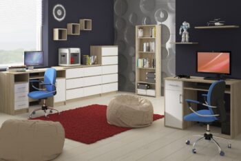 Komoda MELLOOW140: Úložná elegancia pre moderné interiéry Chcete pridať do svojej spálne alebo obývacej izby nábytok, ktorý kombinuje moderný dizajn s praktickosťou? MELLOOW140 je komoda, ktorá splní vaše očakávania v každom detaile.  Typ tovaru: Komoda, skrinka < strong>Materiál: Kvalitné LTD Rozmer: 77 x 138 x 40 cm - ideálna veľkosť pre váš priestor Farba:  Elegantný dub Sonoma kombinovaný s čisto bielou Vybavenie: 6 priestranných zásuviek a mnoho ďalšieho Štýl: Moderné , dizajnové riešenie  S MELLOOW140 získate nielen praktický úložný priestor, ale aj štýlový nábytok, ktorý dokonale zapadne do vášho moderného bývania.