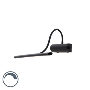 Dizajnová nástenná lampa čierna 32 cm vrátane LED so stmievačom - Tableau