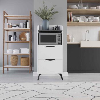 CORGI - Moderná komoda pre dokonalú kuchyňu Typ: Komoda, skrinka Umiestnenie: Špeciálne navrhnuté pre kuchyne< /p> Materiál: Kvalitná kombinácia melamínu, VT laminátu a kovu pre maximálnu odolnosť Rozmery: 136 x 60 x 36 cm Farba: Elegantná kombinácia bielej a retro šedej Vybavenie: 2 praktické zásuvky a regál pre flexibilné uskladnenie Štýl: Moderné a dizajnové prevedenie, ktoré oživí každú kuchyňu Hrúbka materiálu: Robustných 18 mm pre dlhú životnosť  < li>Stredobodom vašej kuchyne sa stane komoda CORGI Perfektné spojenie funkcie a dizajnu Spoľahlivá konštrukcia zaručuje dlhú odolnosť a estetický vzhľad