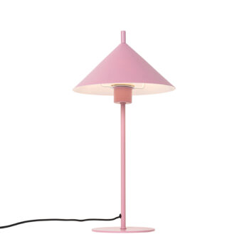 Dizajnová stolová lampa ružová - Triangolo