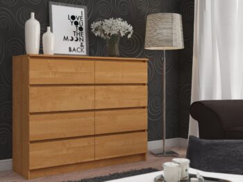 Komoda JINDRA120: Elegancia a funkčnosť v podobe jelše Hľadáte komodu, ktorá bude nielen praktická, ale aj skvele vyzerať? JINDRA120 kombinuje moderný dizajn s teplým vzhľadom jelša, čo ju robí dokonalým doplnkom do každého interiéru. Jej vysoký dizajn optimalizuje úložný priestor a zároveň pôsobí elegantne a štýlovo.  Typ tovaru: Komoda, skrinka Materiál: Kvalitný a odolný LTD Rozmer: 99 x 120 x 40 cm - perfektne využije váš priestor Farba: Teplá a prírodné jelše Vybavenie: 6 priestranných zásuviek a ďalšie úložné priestory Štýl: Moderný a dizajnový < li>Vzhľad: Vysoká - ideálna pre priestory s obmedzenou plochou  JINDRA120 je ideálnou voľbou pre tých, ktorí hľadajú vysokú komodu, ktorá sa zmestí do menších priestorov a zároveň poskytuje dostatok úložného priestoru. Či už ju umiestnite do spálne alebo do obývacej izby, jej elegantný dizajn okamžite oživí váš interiér. Pridajte do svojho bývania dotyk luxusu s komodou JINDRA120 a vychutnajte si kombináciu štýlového dizajnu a praktickosti v jednom!