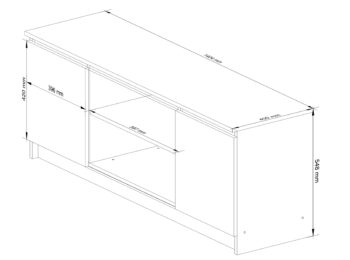 TV stolík ROMANA140: Elegantná kombinácia duba Sonoma a wenge Objavte modernú krásu s TV stolom ROMANA140. Prirodzený vzhľad duba Sonoma v kombinácii s hlbokým tónom wenge dodáva tomuto stolíku jedinečný a súčasný charakter, ktorý sa dokonale hodí do každej obývačky.  Typ tovaru: TV stolík< /li> Materiál: LTD Rozmery: 55 x 140 x 40 cm Farba:  dub Sonoma + wenge Vybavenie: dvierka plné (skrinka) Štýl: moderné, dizajnové Počet políc: 2  ROMANA140 nielenže zaujme svojím dizajnom, ale tiež skvele splní svoju funkciu. Vďaka dvierkam a dvom políciam ponúka dostatok miesta na uloženie všetkých vašich mediálnych zariadení a doplnkov.