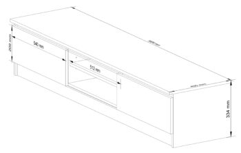 Dizajnový TV stolík ROMANA160 v kombinácii dub Artisan a bielej farby Predstavujeme ROMANA160, moderný TV stolík, ktorý kombinuje eleganciu duba Artisan s čistotou bielej farby. Tento nábytok je ideálnym riešením pre tých, ktorí hľadajú kombináciu funkčnosti a štýlového dizajnu pre svoju obývaciu izbu.  Typ tovaru: TV stolík < strong>Materiál: LTD Rozmery: 33 x 160 x 40 cm Farba: dub Artisan + biela Vybavenie: dvierka plné (skrinka) Štýl: moderné, dizajnové Počet políc: 2  Stolček ROMANA160 ponúka dva praktické police a dvierka, za ktorými nájdete dostatok úložného priestoru pre všetky vaše zariadenia a multimediálne potreby. Dokonalý dizajn a funkčnosť v jednom kuse nábytku.