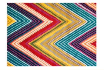 Dizajnový koberec s geometrickým vzorom Salsa Šírka: 80 cm | Dĺžka: 150 cm