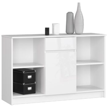 CASPER: Dokonalá eleganciu v bielej  Hľadáte písací stôl, ktorý by skvele ladil s moderným interiérom? Predstavujeme vám CASPER - kombinácia elegantného designu a funkčnosti. Jeho čisto biely dizajn s lesklým povrchom dodá vašej pracovnej stanici alebo detskej izbe výnimočný vzhľad.   Typ tovaru: Písací stôl Materiál: Kvalitný a odolný LTD < strong>Rozmery: 79 x 120 x 126 cm - ideálne rozmery pre každú izbu Farba: Svieža biela s bielym leskom Vybavenie: 1 zásuvka na uskladnenie všetkých vašich potrieb Štýl: Moderné a dizajnové prevedenie Dekor: Prekrásny lesk Tvar: Rohový - skvele využije priestor Počet políc: 6 políc pre jednoduchú organizáciu < /ul>  Písací stôl CASPER je stvorený pre tých, ktorí si potrpia na kvalitu a štýl. Je to ideálny doplnok ako do detskej izby, tak do kancelárie či pracovne.