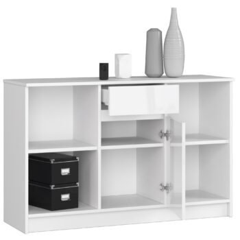 CASPER: Dokonalá eleganciu v bielej  Hľadáte písací stôl, ktorý by skvele ladil s moderným interiérom? Predstavujeme vám CASPER - kombinácia elegantného designu a funkčnosti. Jeho čisto biely dizajn s lesklým povrchom dodá vašej pracovnej stanici alebo detskej izbe výnimočný vzhľad.   Typ tovaru: Písací stôl Materiál: Kvalitný a odolný LTD < strong>Rozmery: 79 x 120 x 126 cm - ideálne rozmery pre každú izbu Farba: Svieža biela s bielym leskom Vybavenie: 1 zásuvka na uskladnenie všetkých vašich potrieb Štýl: Moderné a dizajnové prevedenie Dekor: Prekrásny lesk Tvar: Rohový - skvele využije priestor Počet políc: 6 políc pre jednoduchú organizáciu < /ul>  Písací stôl CASPER je stvorený pre tých, ktorí si potrpia na kvalitu a štýl. Je to ideálny doplnok ako do detskej izby, tak do kancelárie či pracovne.