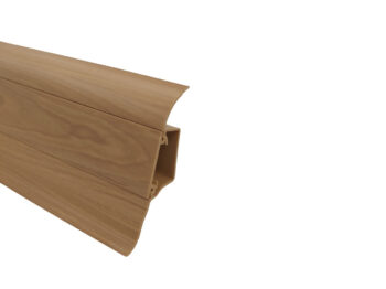 Döllken, DOPREDAJ: Soklová podlahová lišta SLK50 W133 Čerešňa, 2500x50x25 mm, hnedá