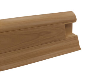 Döllken, DOPREDAJ: Soklová podlahová lišta SLK50 W133 Čerešňa, 2500x50x25 mm, hnedá