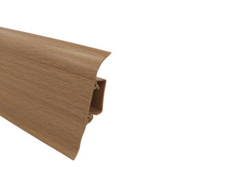 Döllken, DOPREDAJ: Soklová podlahová lišta SLK50 W134 Buk tmavý, 2500x50x25 mm, hnedá
