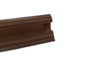Döllken, DOPREDAJ: Soklová podlahová lišta SLK50 W139 Orech, 2500x50x25 mm, hnedá