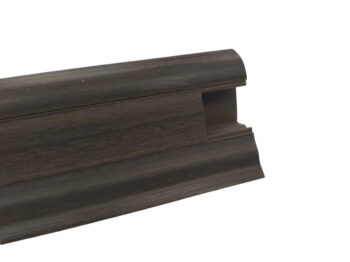 Döllken, DOPREDAJ: Soklová podlahová lišta SLK50 W161 Akátová tmavá, 2500x50x25 mm, hnedá