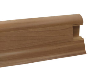 Döllken, DOPREDAJ: Soklová podlahová lišta SLK50 W168 Orech orient, 2500x50x25 mm, hnedá