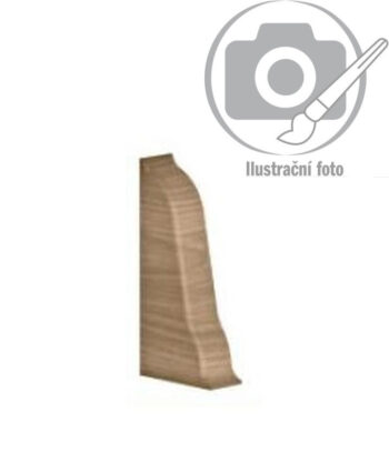 Döllken, DOPREDAJ: Soklová podlahová lišta SLK50 W176 Dub zámocký, 2500x50x25 mm, hnedá