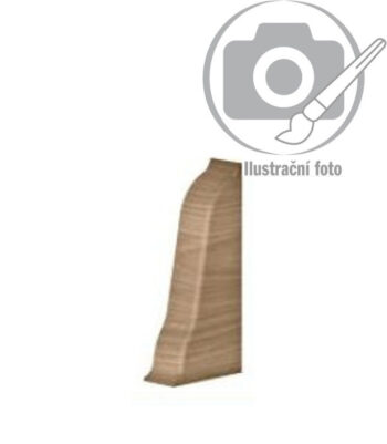 Döllken, DOPREDAJ: Soklová podlahová lišta SLK50 W176 Dub zámocký, 2500x50x25 mm, hnedá