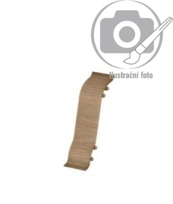 Döllken, DOPREDAJ: Soklová podlahová lišta SLK50 W176 Dub zámocký, 2500x50x25 mm, hnedá