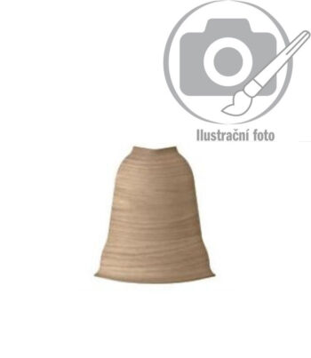 Döllken, DOPREDAJ: Soklová podlahová lišta SLK50 W176 Dub zámocký, 2500x50x25 mm, hnedá