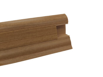 Döllken, DOPREDAJ: Soklová podlahová lišta SLK50 W185 Agát zlatý, 2500x50x25 mm, hnedá