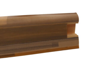 Döllken, DOPREDAJ: Soklová podlahová lišta SLK50 W278 Afzelia tmavá, 2500x50x25 mm, hnedá