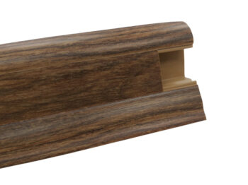 Döllken, DOPREDAJ: Soklová podlahová lišta SLK50 W645 Orech, 2500x50x25 mm, hnedá