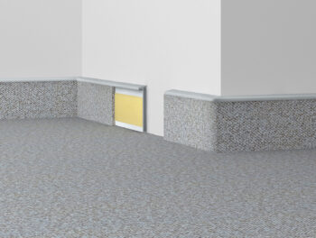 Döllken, Kobercová (soklová) lišta TL55 138 svetlosivá 250 cm, 2500x55x10 mm, šedá