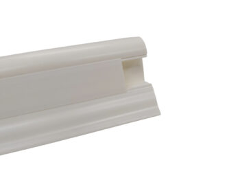Döllken, Soklová podlahová lišta SLK50 W117 Biela, 500x50x25 mm, biela