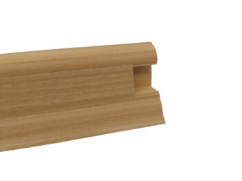 Döllken, Soklová podlahová lišta SLK50 W136 Buk zlatý, 2500x50x25 mm, hnedá