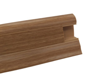 Döllken, Soklová podlahová lišta SLK50 W140 Orech prírodný, 2500x50x25 mm, hnedá