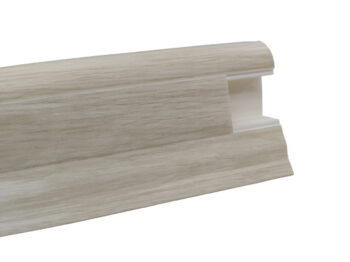 Döllken, Soklová podlahová lišta SLK50 W646 Jaseň stock, 2500x50x25 mm, šedá