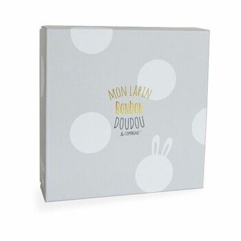 Doudou Darčeková sada - Plyšový zajačik krémový 26 cm