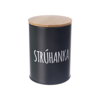Dóza plech/bambus pr. 11 cm Strúhanka BLACK SK