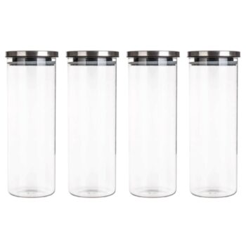 Dóza sklenená FREIA 1800 ml, s viečkom, 1,8 l