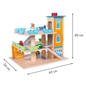 Drevená garáž s výťahom + autá