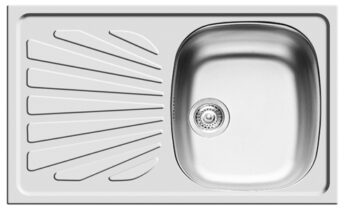 Drez BASIC 34, CRETA 1B 1D MARGARITA, nerez. Nerezové drezy PYRAMIS sú vyrábané najmodernejšou technológiou z materiálu Cr Ni 18/10 (DIN 1.4301)najväčšej akosti. Táto potravinárska oceľ s vysokým obsahom chrómu a niklu (18 % Cr a 10 % Ni) je najvhodnejší materiál pre výrobu nerezových drezov, medzi ktorého základné prednosti patrí odolnosť proti korózií aj prinarušenom povrchu drezu, odolnosť proti vysokým teplotám, vysoká životnosť a hygiena. Váš drez nezhrdzavie, neolúpe sa a samozrejme ani nepraskne a nerozbije sa. Nerezová oceľ, z ktorej sú drezy vyrábané je šetrná k životnému prostrediu a je v hutníckej prvovýrobe plne recyklovateľná.V cene je započítaný kompletný sifón s prípojkou na umývačku (práčku), príchytky a obvodové tesnenie.Rozmer vaničky: 34 x 40 x 15 cm.