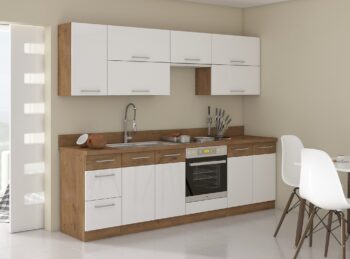Dvierka na umývačku riadu VIDO sú moderné a elegantné dvierka kuchynského nábytku VIDO. Aj vďaka nim si vytvoríte kuchyňu podľa vašich predstáv.Dvierka sú vyrobené z kvalitných MDF dosiek. Farebné prevedenie je v kontraste dub lancelot a biely lesk. Rukoväť je vyrobená z plastu.Kuchyňa VIDO svojim prevedením poteší všetkých zákazníkov, ktorí majú radi jednoduchosť, praktickosť a zároveň prijateľnú cenu. Je v modernom prevedení s čistými líniami. Je priestranná a funkčná. Vďaka veľkému výberu kuchynského nábytku, ktoré Vido poskytuje, si poskladáte svoju kuchyňu podľa vašich predstáv.