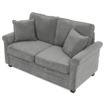 Dvojmiestna pohovka ASB-4170 GREY2, manžester, sivá