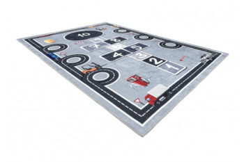 Dywany Łuszczów, Detský kusový koberec Bambino 2279 Hopscotch grey, 80x150, šedá, detská izba