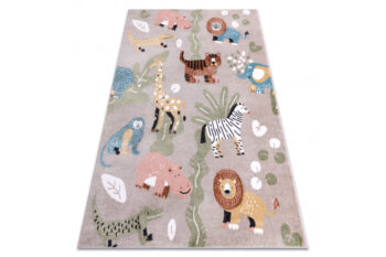 Dywany Łuszczów, Detský kusový koberec Fun Africa beige, 120x170, viacfarebná, detská izba