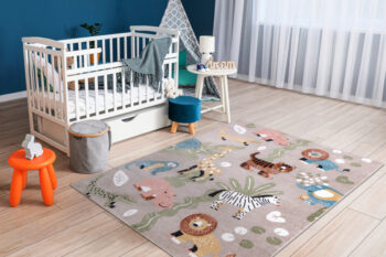 Dywany Łuszczów, Detský kusový koberec Fun Africa beige, 180x270, viacfarebná, detská izba