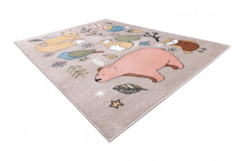 Dywany Łuszczów, Detský kusový koberec Fun Forester beige, 140x190, viacfarebná, detská izba