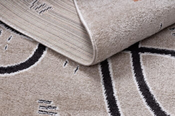 Dywany Łuszczów, Detský kusový koberec Fun Game llama beige, 160x220, béžová, detská izba