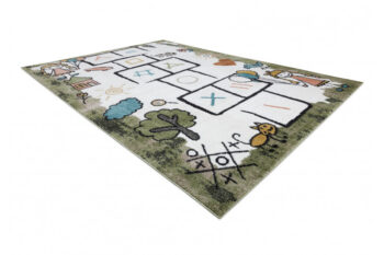 Dywany Łuszczów, Detský kusový koberec Fun Hop green, 160x220, viacfarebná, zelená, detská izba