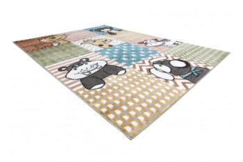 Dywany Łuszczów, Detský kusový koberec Fun Pets multi, 80x150, viacfarebná, detská izba